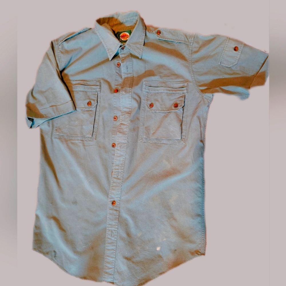 Mens Cabelas Button down with pockets